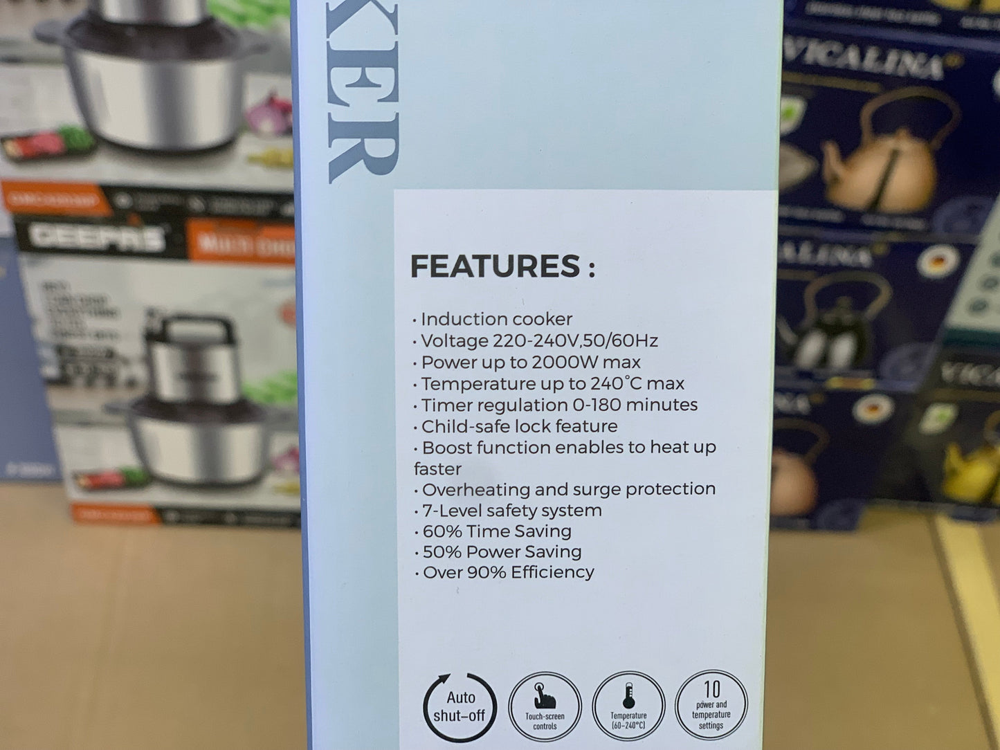 Uakeen Germany Brand Induction Stove 2000 watt | Model 2602