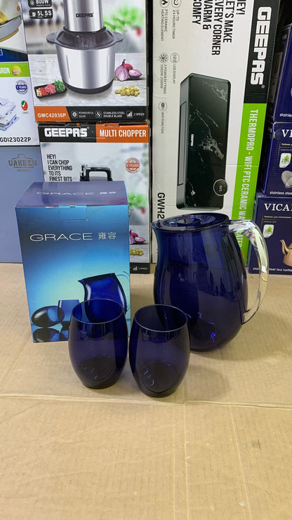 Grace brand acrylic Jug and Glasses