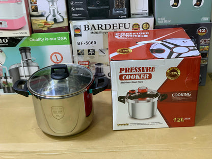 2 in 1 Pressure Cooker 12L