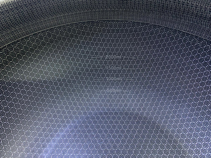 Laser Coated HoneyComb Pattern Deep Frying Karahi / Handi