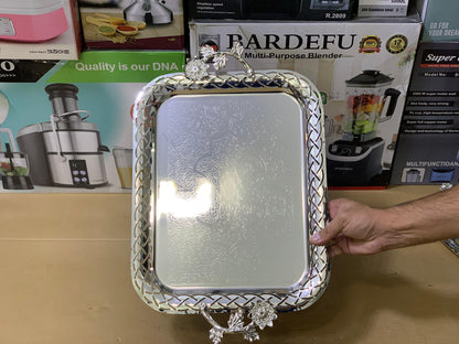 Stainless steel Tray set Model H-1 Silver