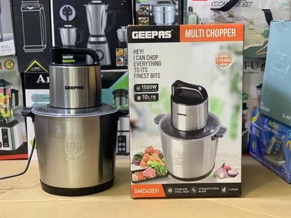 Geepas Commercial Meat Chopper | 1500W & 10L