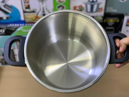 Happy Unique Pressure Cooker 2 in 1 9L Stainless Steel