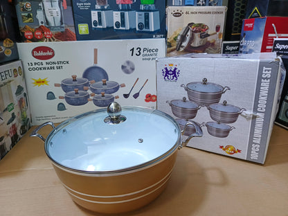 Royalife 10 PCS Aluminum Cookware Set