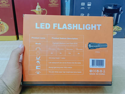 LED Flashlight Ym- G501 l Campaign Torch