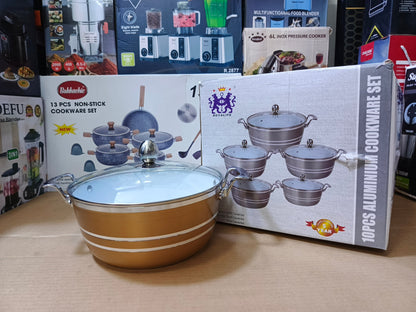 Royalife 10 PCS Aluminum Cookware Set